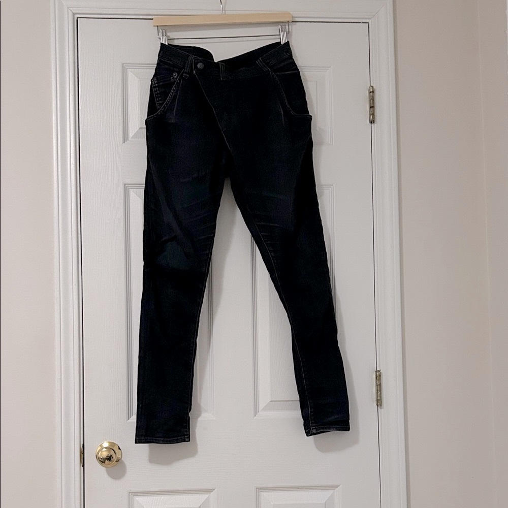 R13 Crossover Jeans Black Size 26 Rare